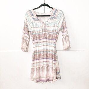 BOHEMIAN Pastel printed Dress